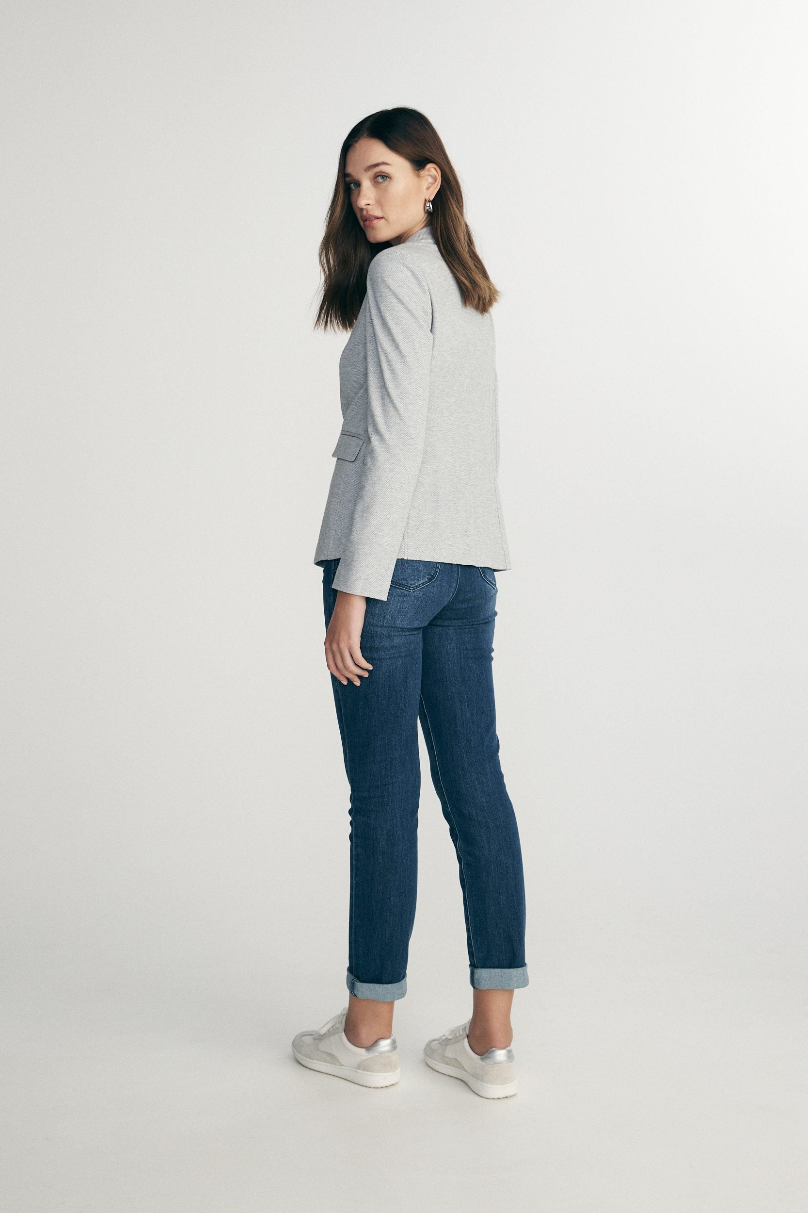 Veston court ajusté